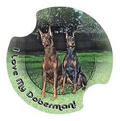 Doberman Pinscher Carsters - Coasters for Your Car