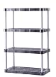 Rubbermaid 7087 36-by-18-Inch Four Shelf Shelving Unit