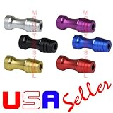 LOT 6 Color Aluminum Ribbed Contoured Tattoo Grips 3/4