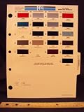 1993 93 SUBARU IMPORT Impreza, Loyal, Justy, SVX, & Legacy Paint Colors Chip Page