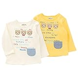 Piccolo(ピッコロ) 長袖Ｔシャツ (70～90cm) キムラタンの子供服 (34002-171a) アイボリー 70