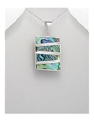 Shell Pendant Necklace In 92.5 Sterling Silver