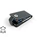 Exklusive Ledertasche f�r Apple iPhone 4, 4S (16, 32 & 64GB) aufklappbar in Schwarz aus echtem Leder von StilGut