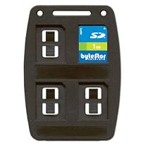 ByteStor 1GB SD Card with Free ¿Card Caddy¿.