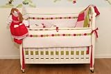 Fuxico ( Handmade Yo-yo Flowers  Crib Bedding