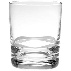 Stiffel Wave Double Old Fashioned Glasses, Set of 4