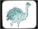 Mauspad mit Dekoration - wild, Wirtschafts-und W�hrungsunion, gro�, Vogel, Tier