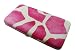 PINK GIRAFFE HARD CASE FLAT OPERA WALLET CLUTCH BY DESIGNSK