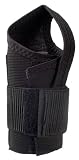 Decade 34437 Single Tension Spiral Stay Wrist Support Right Hand, Black, Medium