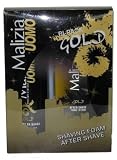 Produkt-Bild: MALIZIA UOMO GOLD After Shave Tonic Lotion 100ml + Rasierschaum 300ml Bipack