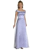 IS-LM-cb013 Sabrina and Painted Flowers Long Gown. Only One - Size 2 [fits 34/25/36] ~ On Sale 2 Periwinkle