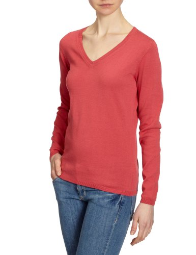 ESPRIT Damen Pullover N29550, Gr. 40 (L), Rot (market red 603) Preisvergleich