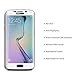 Stalion Samsung Galaxy S6 Edge Screen Protector Shield Tempered Liquid Glass Shatterproof Full Screen Frame Edge to Edge Armor Guard (White Pearl)[Retail Packaging] 1-Pack