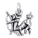 Sterling Silver Sagittarius Zodiac Charm