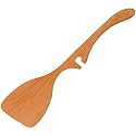 Spatula Lazy Spoon USA In Wild Cherry Wood For Left-Hand (INLH) by Jonathan Spoons