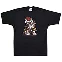 Christmas Bulldog Black T-Shirt,