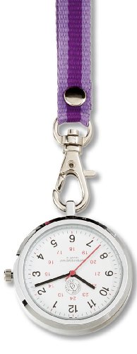 Nurse - Nursing Lanyard Medical Watch with Military Time~ Purple