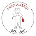 STAT KIDS Allergy Alert Stickers, Dairy Allergy