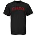 Alabama Crimson Tide Black Arch Lettering T-shirt