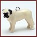 MiniPets Sterling Silver Enameled Mastiff Dog Charm