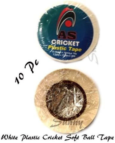 As Cricket Ball Soft Ball Tennis ball Plastic Tape 10Pc