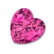 8x8mm Heart Shaped Gem Quality Chatham-Created Cultured Pink Sapphire Color #100 Weighs 2.17-2.65 Ct.