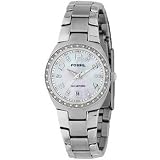 Fossil Women's AM4141 Stainless Steel Bracelet Mother-Of-Pearl Glitz Analog Dial Watch