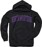 Northwestern Wildcats Black Arch Hooded Sweatshirt