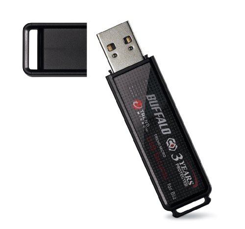BUFFALO ウイルスチェック機能搭載 セキュリティーUSBメモリー2GB RUF2-HSC2GUW/3
