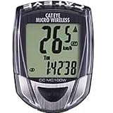 キャットアイ(CAT EYE) サイクルコンピュータ ブラック マイクロワイヤレス CC-MC100W