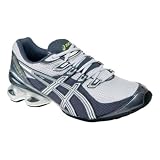 ASICS Men's GEL-Frantic 5 Running Shoe,Silver/Lightning/Lime,13 M US