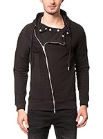 AMERICAN PEOPLE Sudadera con Cierre Revival (Negro)