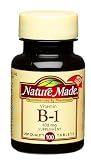 Nature Made Vitamin B1 Supplement Tablets, 100 mg, 100-Count Bottles (Pack of 6)