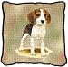Beagle Puppy Woven Pillow