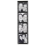 Black Acrylic Film Strip Fridge Magnet for Photos 2
