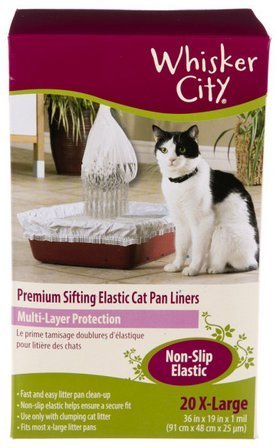 kitty cat elastic litter box liners