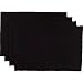 Now Designs Set of 4 Basic Placemats, Black