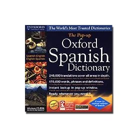 SELECTSOFT USA Oxford Pop-Up Spanish/English Dictionary (Windows)