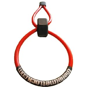 Bicycle Helmet Lock for Cable, Chain, and U Locks by The Helmet Lock