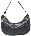 Minerva Collection Ladies Fashion Shoulder Handbag Black