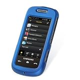 New Blue Rubberized Phone Cover for Samsung Instinct S30 Verizon Protector Case