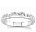 10k White Gold or Yellow Gold Channel-Set Diamond Band (H/I2-I3, 1/3 ct. tw.)