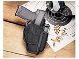 Uncle Mike's Sidekick Ambidextrous Hip Holster With Magazine Pouch Color Black Size 1