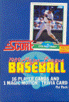 1989 Score Baseball Wax Box (Randy Johnson Rookie!)