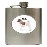 Akita Hip Flask (6 oz)