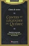 Contes et l�gendes du Qu�bec