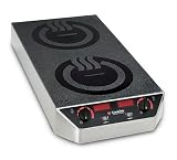 Cooktek Magnawave MC2502F 200-240V 2 Burner Free Standing Front to Back Double Hob Cooktop