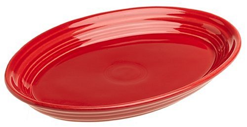 Best Cheap Fiesta 9-5/8-Inch Oval Platter, Scarlet