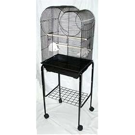 Brand New Bird Cages 18×14x52 w/Stand On Wheels, 5884BLK