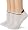 Izod Women's Pull Tab With Cool Max 3 Pair Pack Sock, White/Basic Accent, One Size (9-11)